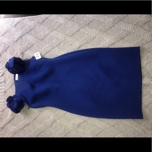 Brand NEW Eliza J Blue Flower Shoulder